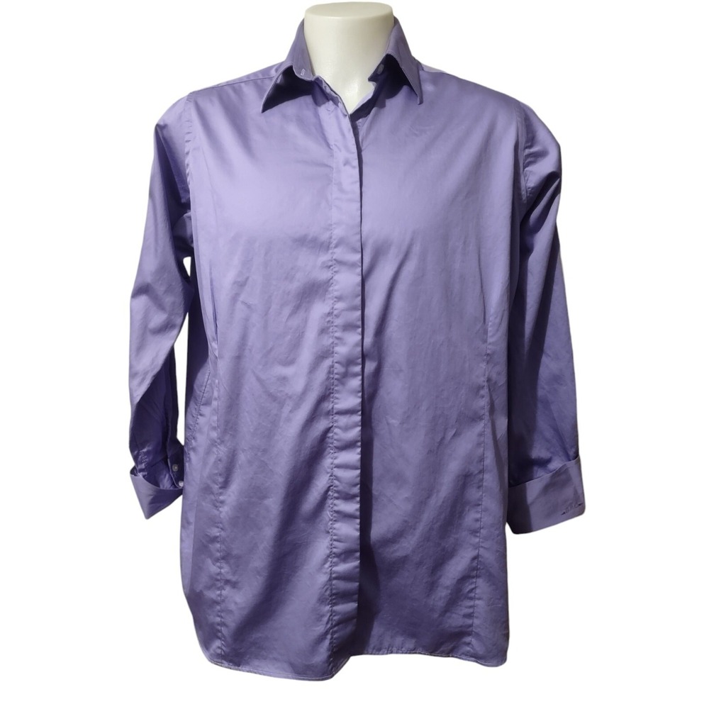 Keswani & Son Dress Shirt Men's Custom 52 in. Long Sleeve Button Up Flip Cuff